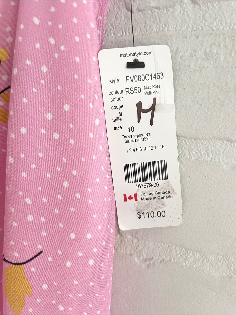 Y2K Floral Polka Dot Siren Midi Skirt Ruffle Hem NWT Tristan Lined Viscose Sz 10 - Picture 4 of 15